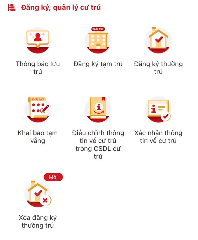 Chi tiết các thủ tục hành chính người dân có thể làm trên VNeID- Ảnh 2. Chi tiết các thủ tục hành chính người dân có thể làm trên VNeID- Ảnh 2.