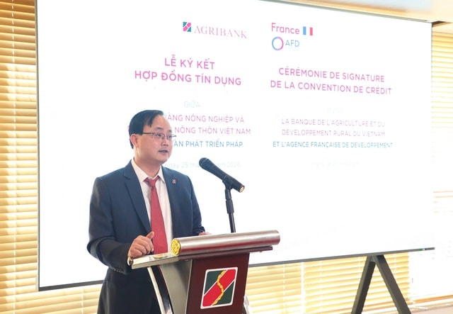 Agribank ký kết Hợp đồng tín dụng Hạn mức tài chính khí hậu với Cơ quan Phát triển Pháp- Ảnh 2.