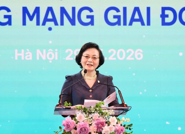 Phó Thủ tướng Phạm Thị Thanh Trà phát động chương trình bảo vệ trẻ em trên môi trường mạng- Ảnh 3. Phó Thủ tướng Phạm Thị Thanh Trà phát động chương trình bảo vệ trẻ em trên môi trường mạng- Ảnh 3.