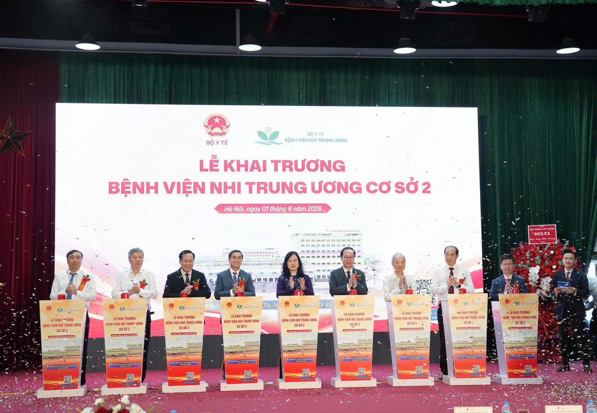 Bộ trưởng Đào Hồng Lan: Cơ sở 2 Bệnh viện Nhi Trung ương góp phần giảm tải, nâng cao chất lượng khám chữa bệnh cho trẻ em- Ảnh 5. Bộ trưởng Đào Hồng Lan: Cơ sở 2 Bệnh viện Nhi Trung ương góp phần giảm tải, nâng cao chất lượng khám chữa bệnh cho trẻ em- Ảnh 5.