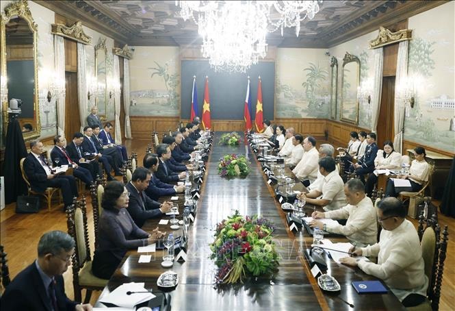 Tổng Bí thư, Chủ tịch nước Tô Lâm và Tổng thống Philippines hội đàm- Ảnh 7. Tổng Bí thư, Chủ tịch nước Tô Lâm và Tổng thống Philippines hội đàm- Ảnh 7.