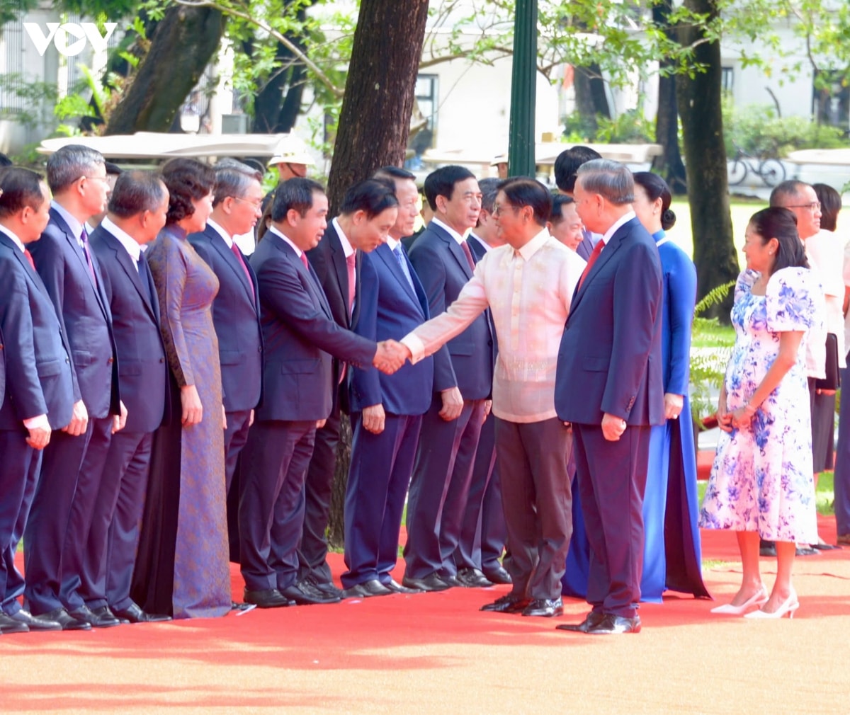 Lễ đón trọng thể Tổng Bí thư, Chủ tịch nước Tô Lâm thăm cấp Nhà nước Philippines- Ảnh 6.