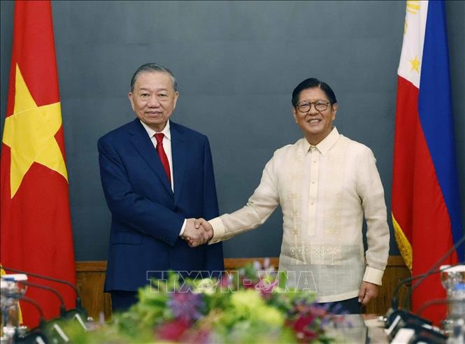 Tổng Bí thư, Chủ tịch nước Tô Lâm và Tổng thống Philippines hội đàm- Ảnh 3. Tổng Bí thư, Chủ tịch nước Tô Lâm và Tổng thống Philippines hội đàm- Ảnh 3.