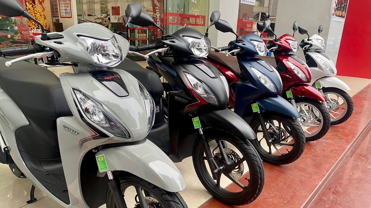 Giá xe Vision tháng 6/2026 dao động từ 31,3 - 36,6 triệu đồng tùy phiên bản. (Ảnh minh họa)