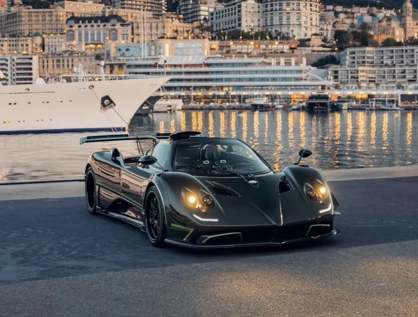 Pagani Zonda Diamante Verde tại Monaco - chiếc xe độc bản trị giá hàng triệu USD. (Nguồn: Mechatronik/Alex Penfold)
