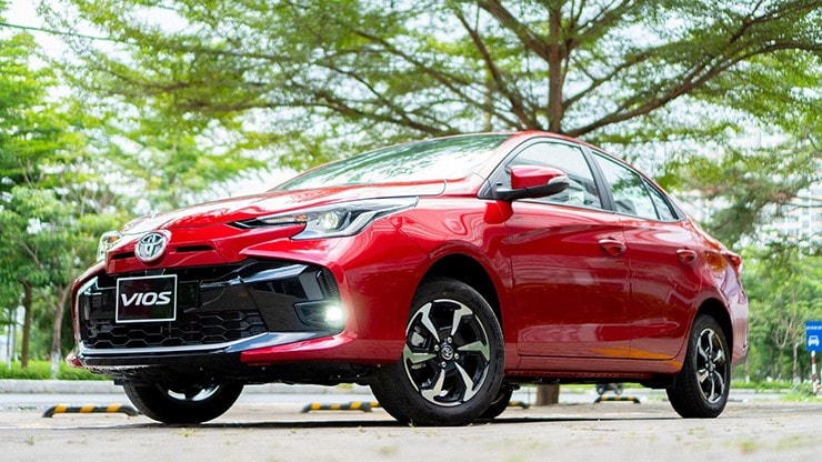 Toyota Vios 2026 với thiết kế đầu xe mới mẻ
