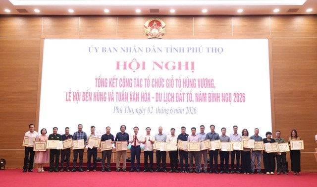 Báo Sức khỏe và Đời sống được khen thưởng vì tuyên truyền tốt Lễ Giỗ Tổ Hùng Vương 2026- Ảnh 1.