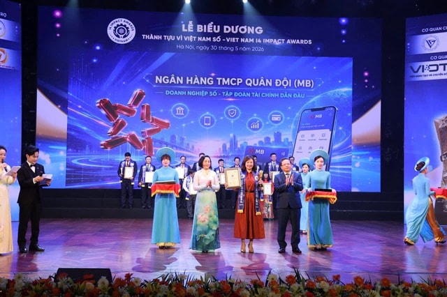 BIZ MBBank được vinh danh tại lễ biểu dương thành tựu tác động vì Việt Nam số 2026- Ảnh 1.