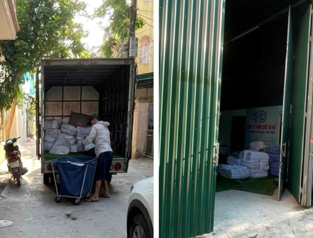 Xưởng giặt là ở Thanh Hóa vẫn hiên ngang xả khói, bất chấp lệnh cấm của chính quyền- Ảnh 1. Xưởng giặt là ở Thanh Hóa vẫn hiên ngang xả khói, bất chấp lệnh cấm của chính quyền- Ảnh 1.