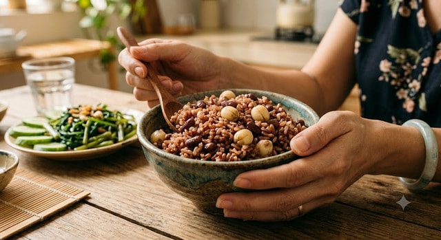 Mẹo nấu cơm gạo lứt thơm ngon và giảm chỉ số đường huyết hiệu quả nhất- Ảnh 3. Mẹo nấu cơm gạo lứt thơm ngon và giảm chỉ số đường huyết hiệu quả nhất- Ảnh 3.