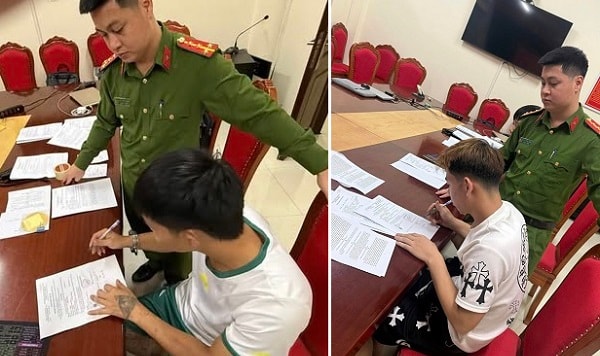 Tạm giữ 2 đối tượng lao xe vào CSGT- Ảnh 1. Tạm giữ 2 đối tượng lao xe vào CSGT- Ảnh 1.