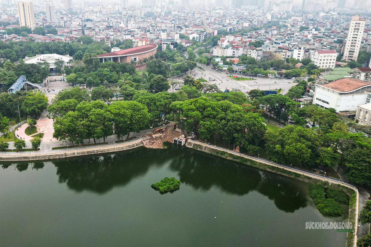 Hà Nội tăng tốc 'lá chắn' chống ngập tại các hồ điều hòa- Ảnh 5.