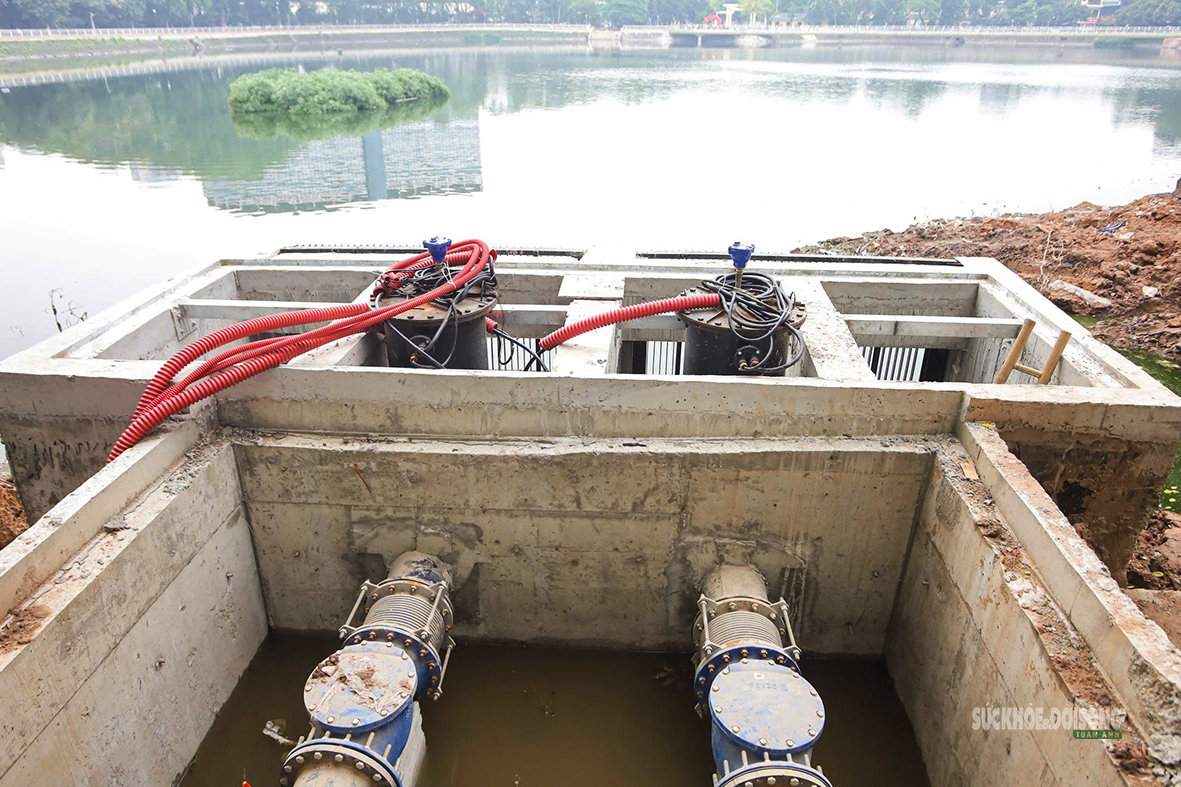 Hà Nội tăng tốc 'lá chắn' chống ngập tại các hồ điều hòa- Ảnh 7.