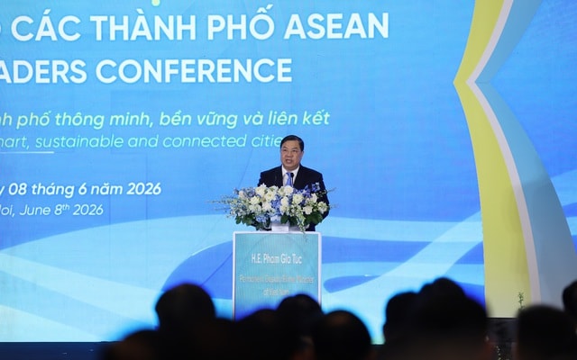 Phó Thủ tướng Phạm Gia Túc: Các thành phố ASEAN cần kề vai sát cánh để phát triển bền vững- Ảnh 1. Phó Thủ tướng Phạm Gia Túc: Các thành phố ASEAN cần kề vai sát cánh để phát triển bền vững- Ảnh 1.