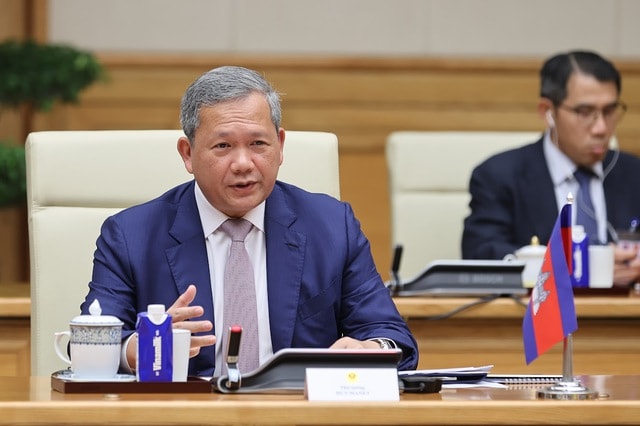 Thủ tướng Lê Minh Hưng hội đàm với Thủ tướng Campuchia Hun Manet- Ảnh 3. Thủ tướng Lê Minh Hưng hội đàm với Thủ tướng Campuchia Hun Manet- Ảnh 3.