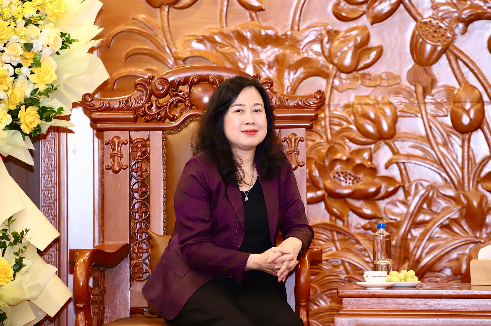 Bộ trưởng Đào Hồng Lan chúc mừng Ban Tuyên giáo và Dân vận Trung ương nhân Kỷ niệm 101 năm Ngày Báo chí Cách mạng Việt Nam- Ảnh 3. Bộ trưởng Đào Hồng Lan chúc mừng Ban Tuyên giáo và Dân vận Trung ương nhân Kỷ niệm 101 năm Ngày Báo chí Cách mạng Việt Nam- Ảnh 3.