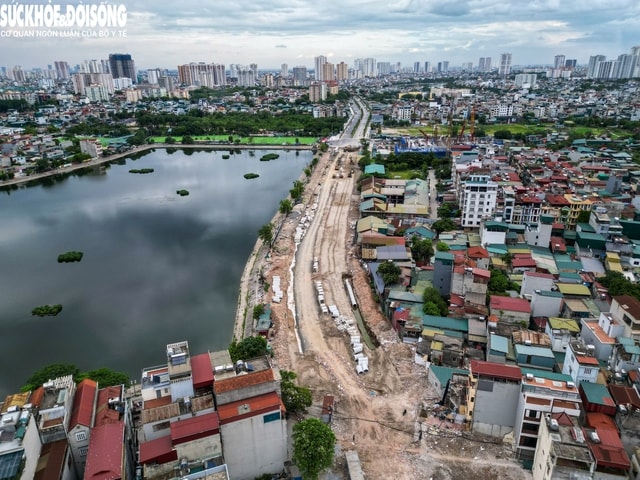 Cận cảnh một đoạn đường Vành đai 2,5 sắp thông xe tạm trong tháng 6- Ảnh 2. Cận cảnh một đoạn đường Vành đai 2,5 sắp thông xe tạm trong tháng 6- Ảnh 2.