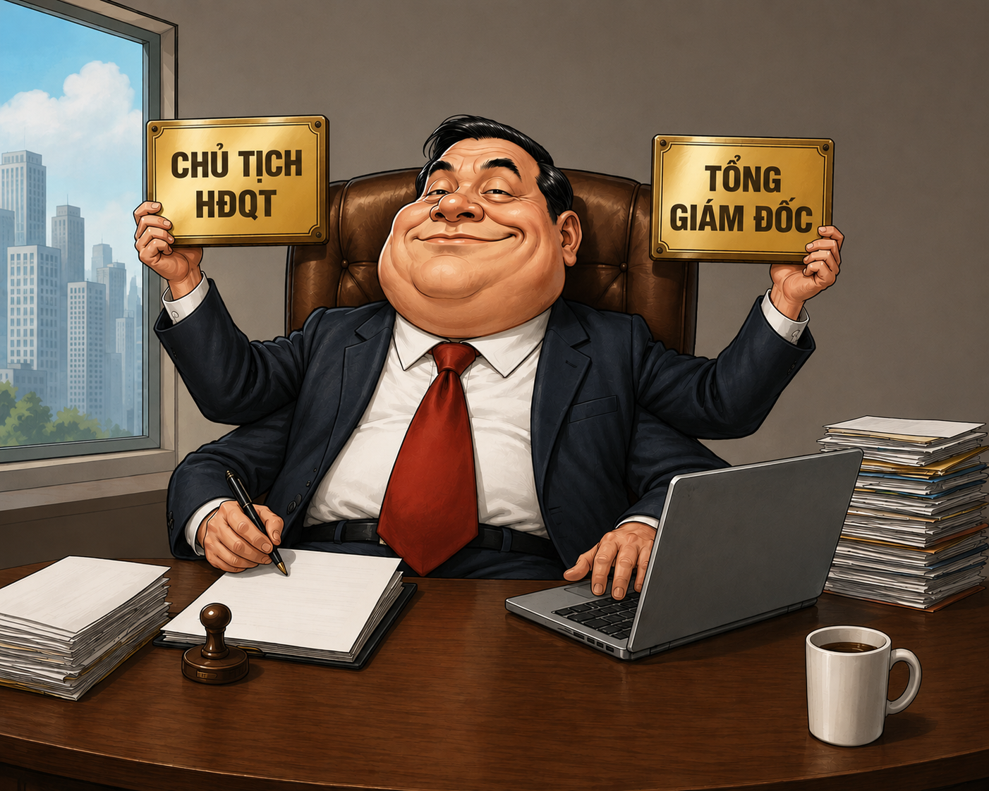 Ủy ban Chứng khoán xử phạt một Chủ tịch Hội đồng quản trị vì kiêm Tổng giám đốc- Ảnh 1.