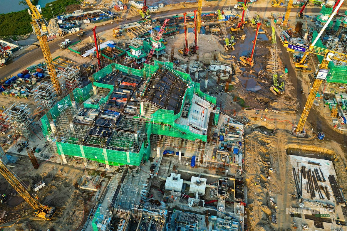 Bên trong đại công trường sân vận động Hùng Vương tại Hà Nội - Ảnh 5. Bên trong đại công trường sân vận động Hùng Vương tại Hà Nội - Ảnh 5.