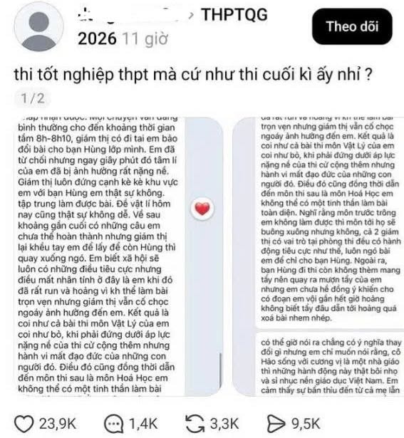 Quảng Ninh: Kỷ luật 3 cán bộ sau phản ánh 'giám thị gợi ý thí sinh cho bạn xem bài thi'- Ảnh 1. Quảng Ninh: Kỷ luật 3 cán bộ sau phản ánh 'giám thị gợi ý thí sinh cho bạn xem bài thi'- Ảnh 1.