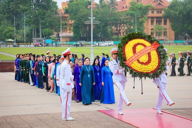 Khai mạc Đại hội Phụ nữ toàn quốc lần thứ XIV - Ảnh 1.