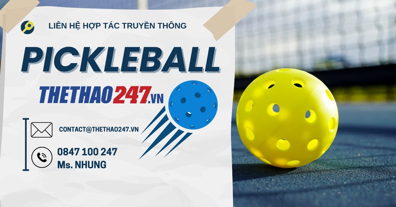 Banner quảng bá bộ môn Pickleball tại Việt Nam