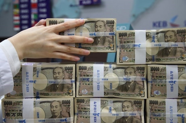Tỷ giá JPY/USD Đồng Yen Nhật Bản mất giá so với đồng USD