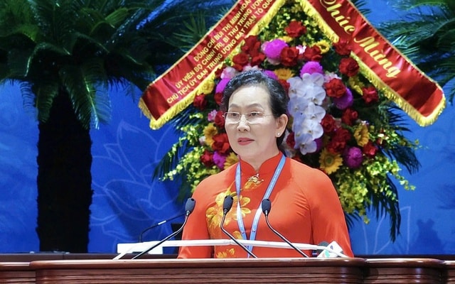 Bà Lê Thị Thủy tái cử Chủ tịch Hội Liên hiệp Phụ nữ Việt Nam khóa XIV- Ảnh 2. Bà Lê Thị Thủy tái cử Chủ tịch Hội Liên hiệp Phụ nữ Việt Nam khóa XIV- Ảnh 2.