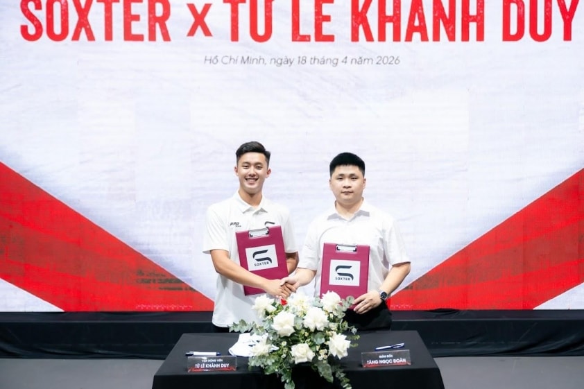 Vận động viên Từ Lê Khánh Duy chính thức trở thành đại sứ thương hiệu Soxter