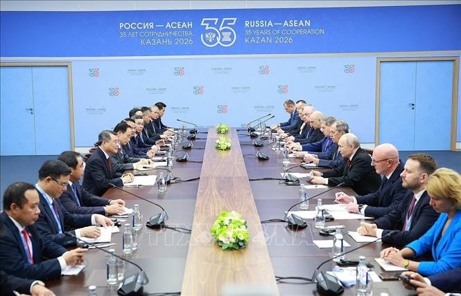 Thủ tướng Chính phủ Lê Minh Hưng hội kiến Tổng thống Nga Vladimir Putin- Ảnh 3. Thủ tướng Chính phủ Lê Minh Hưng hội kiến Tổng thống Nga Vladimir Putin- Ảnh 3.