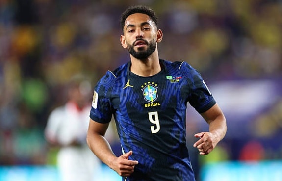 Matheus Cunha ăn mừng bàn thắng tại World Cup 2026