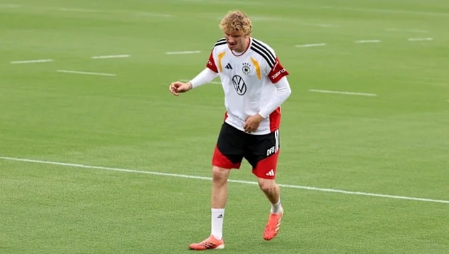 Ngôi sao người Đức đang tập trung cho World Cup.