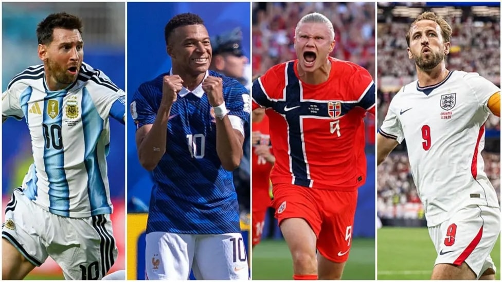 Lionel Messi, Kylian Mbappe, Erling Haaland và Harry Kane đang gây ấn tượng tại VCK World Cup 2026.