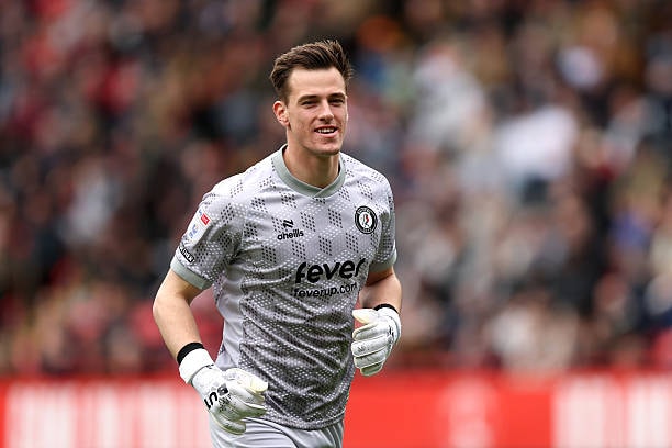Thủ môn Radek Vitek trong màu áo Manchester United