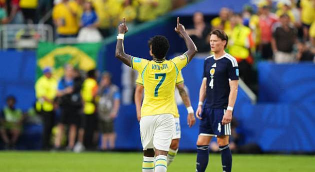 Vinicius toả sáng trước Scotland trong trận đấu tại World Cup 2026.