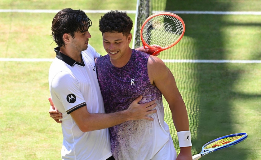 Taylor Fritz và Ben Shelton tại giải đấu