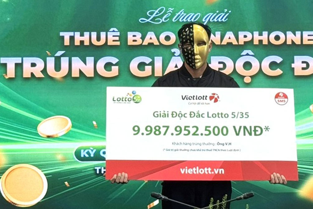 Người đàn ông trúng độc đắc Vietlott gần 10 tỷ nhờ chọn số theo giấc mơ