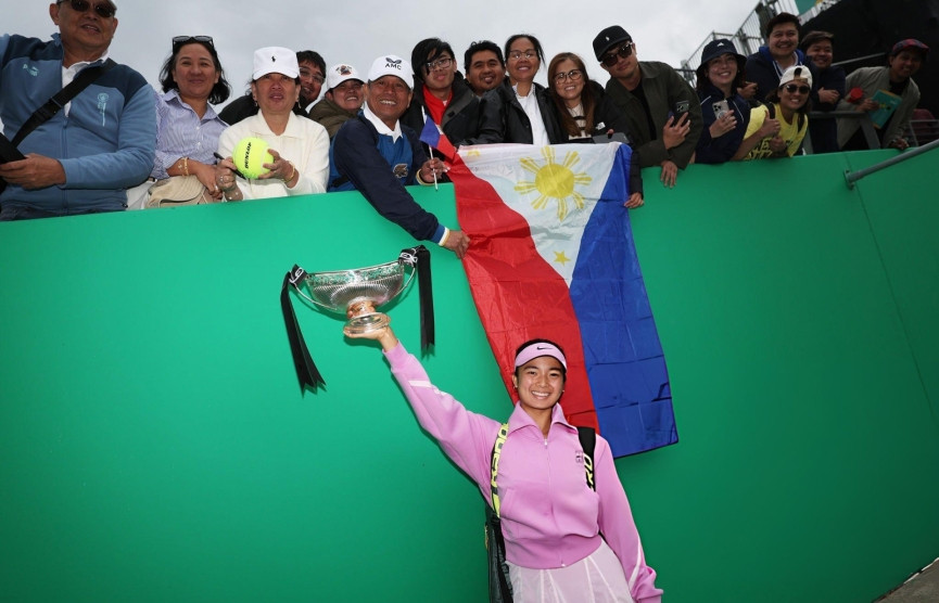 Tay vợt Alexandra Eala của Philippines tại Wimbledon 2026