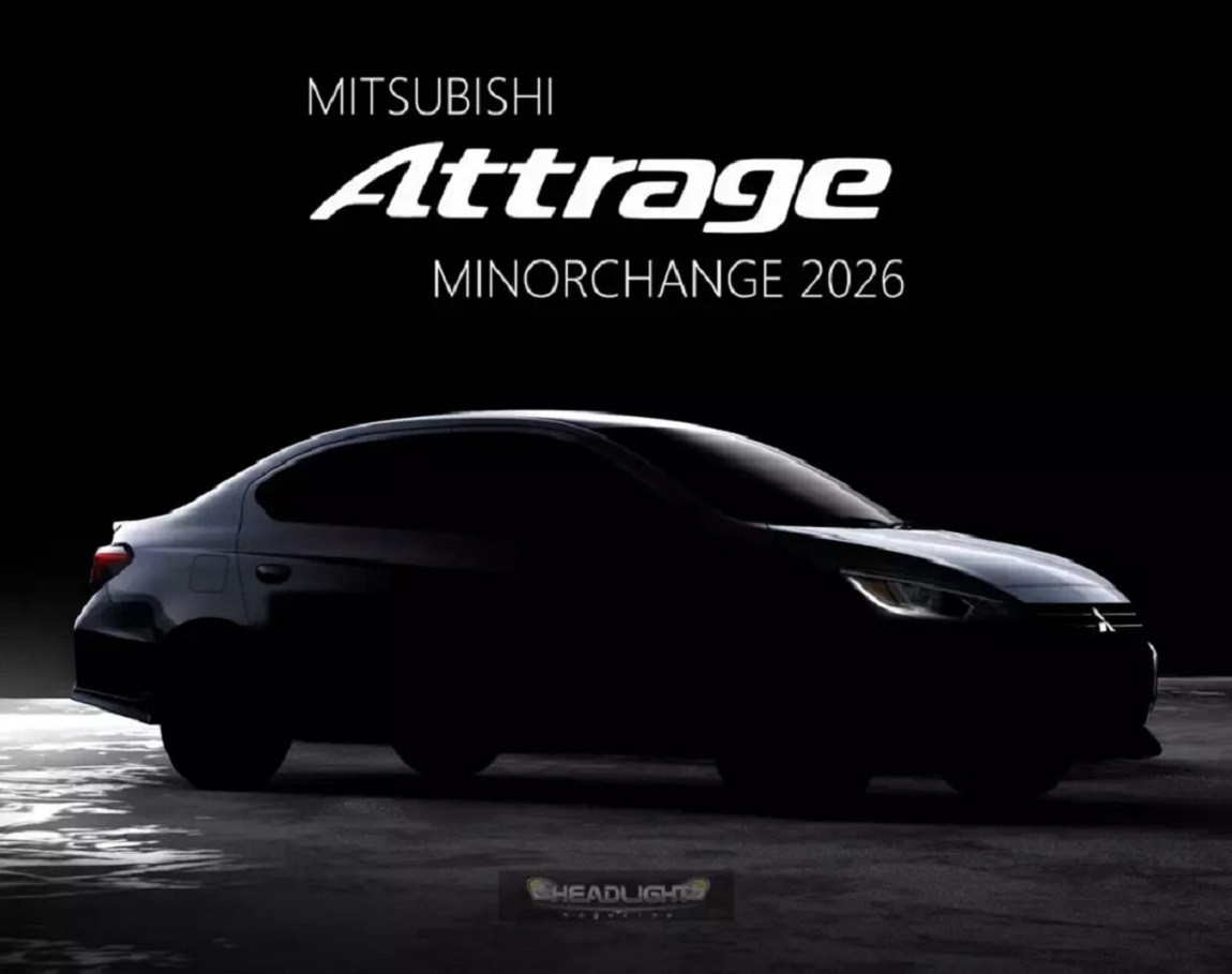 Mitsubishi Attrage MY2026 sẽ ra mắt tại Thái Lan vào ngày 1/7.