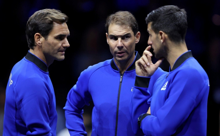 Novak Djokovic cùng Rafael Nadal và Roger Federer
