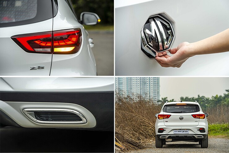 Thân xe MG ZS với mâm hợp kim 17 inch