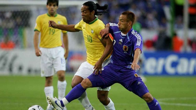 Nhật Bản từng thua thảm Brazil tại World Cup 2006. (Ảnh: Getty Images)