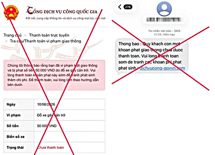 Làm gì khi nhận tin nhắn thông báo vi phạm giao thông? - Ảnh 1.