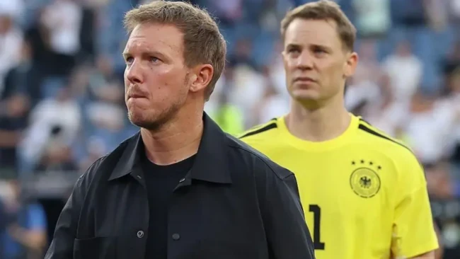 Nagelsmann đối mặt áp lực lớn khi Đức dừng bước sớm ở World Cup 2026. Ảnh: Getty Images.