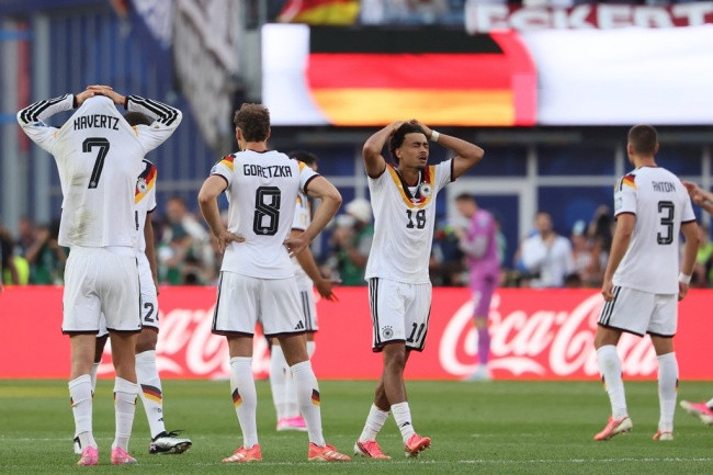 Đức thất bại ở loạt sút luân lưu. Ảnh: Sky Sports.