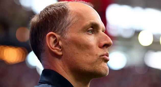 HLV Thomas Tuchel trên băng ghế chỉ đạo trong trận gặp CHDC Congo