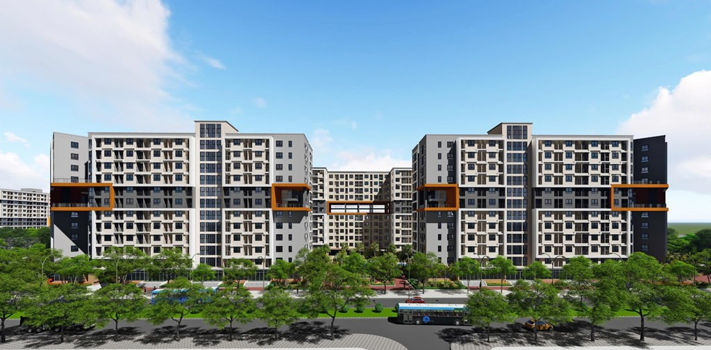 Phối cảnh Dự án Nhà ở xã hội CT3 tại Kim Chung, Hà Nội