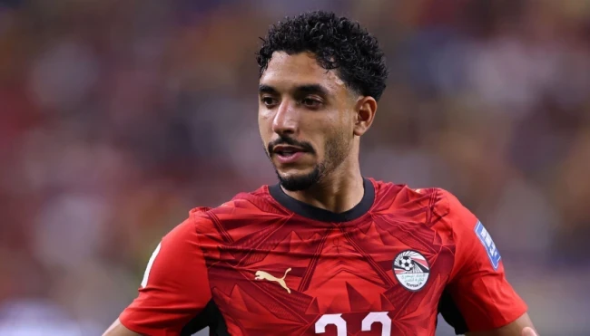 Tiền đạo Omar Marmoush trong màu áo Manchester City