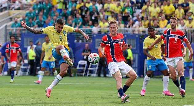 Các cầu thủ Brazil thất vọng sau trận thua Na Uy tại World Cup 2026