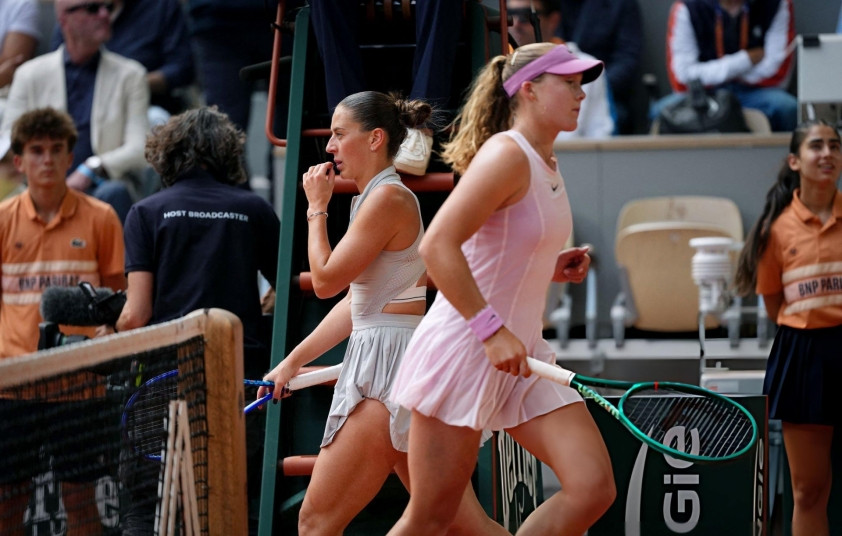 Marta Kostyuk và các đối thủ Nga thường không có những khoảnh khắc bắt tay sau trận đấu.